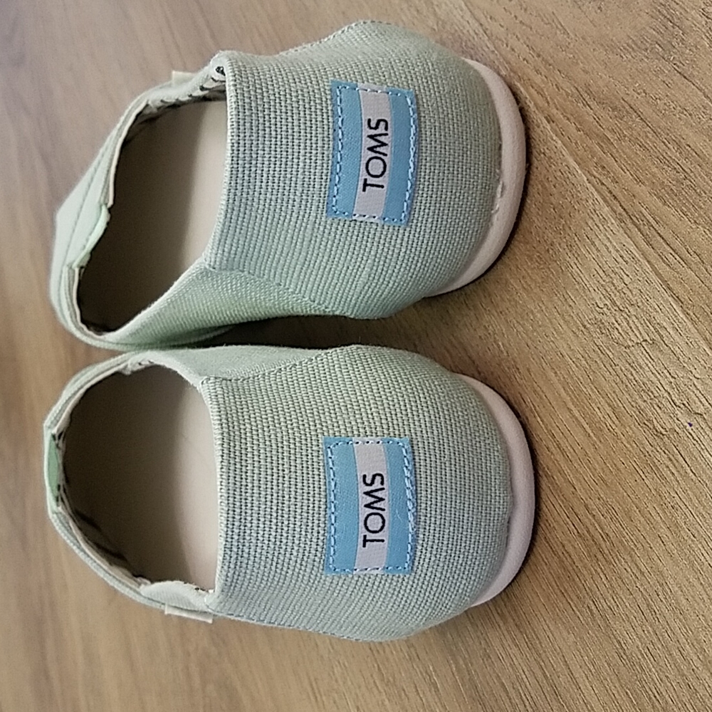 NWOT Women's TOMS Classic Canvas - Mint Green - Picture 4 of 6